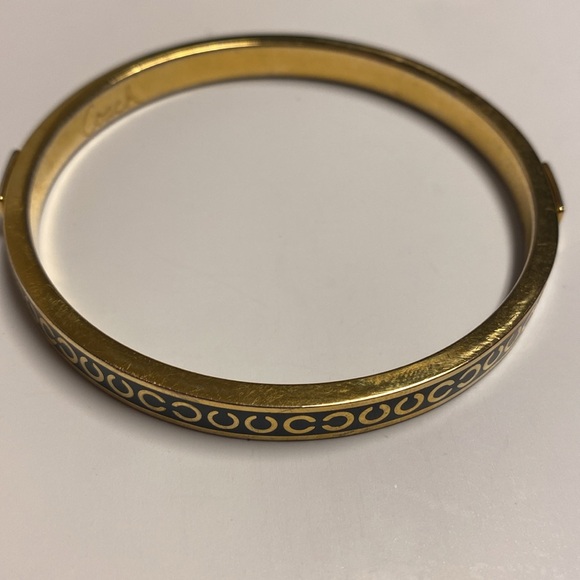 Coach Gold & Black Bangle bracelet - Picture 4 of 5